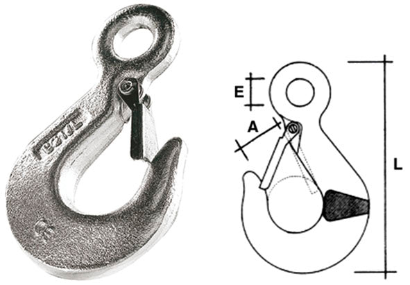 GANCI STAMPATI AD OCCHIO CON SICURA ART.103