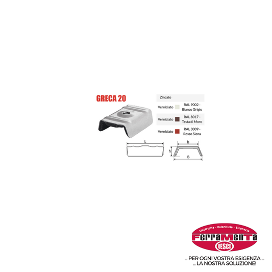 CAPPELLOTTI FISSAGGIO LAMIERE GRECATE