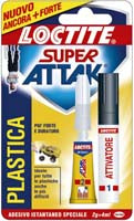 COLLA SUPER ATTAK PLASTICA GR.2 + ML.4