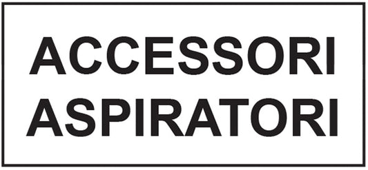 ACCESSORI ASPIRATORI GISOWATT