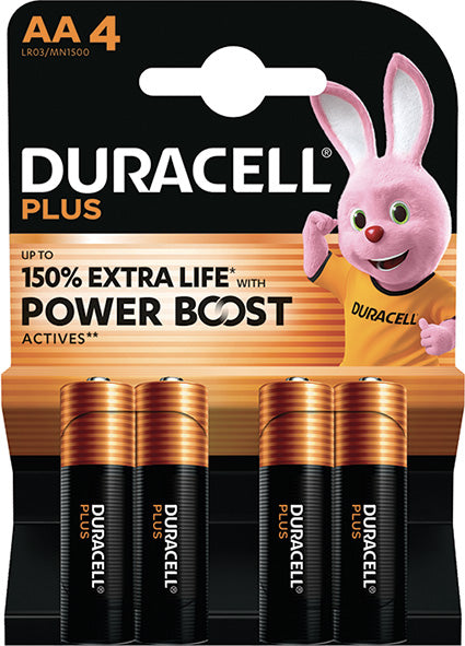 PILE DURACELL STILO AA BOOST    PZ4 (Pezzi per confezione: 20) (Cod.art. 305307)