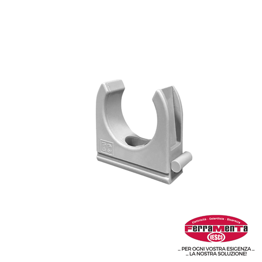 CLIP FISSATUBO A SCATTO EC D.MM.16 (Pezzi per confezione: 100) (Cod.art. 309700)