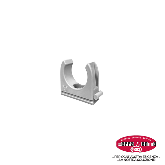 CLIP FISSATUBO A SCATTO EC D.MM.25 (Pezzi per confezione: 100) (Cod.art. 309702)