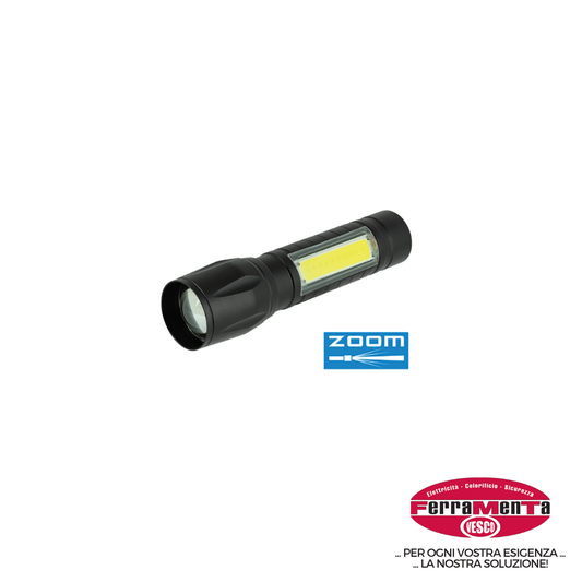 TORCE NOVA LED ALU ZOOM   RIC.XTA90 (Cod.art. 314083)