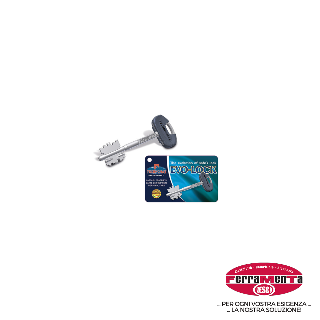 CHIAVI TECHNOMAX EVOLOCK  CV2800EVO (Pezzi per confezione: 5) (Cod.art. 384075)