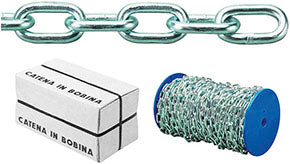 CATENA ZINCOCROMATA IN BOBINE MAGLIA GENOVESE