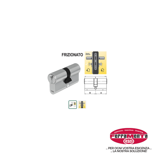CILINDRI YALE Y500 FRIZIONATI 30/45 (Cod.art. 400538)