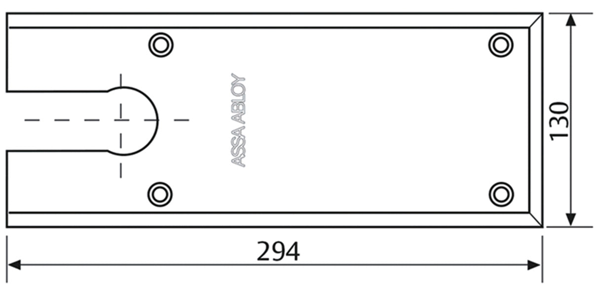 PIASTRA MAB A PAVIMENTO AC534 INOX