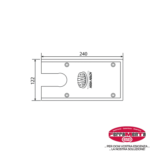 CHIUDIPORTA MAB ASSA ABLOY