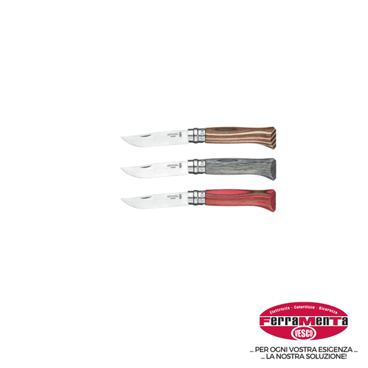 COLTELLI OPINEL 8VRI LAMEL. MARRONE (Cod.art. 404780)