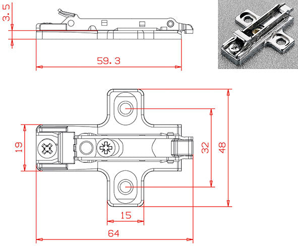 BASE SALICE INNESTO RAPIDO BAR3R09