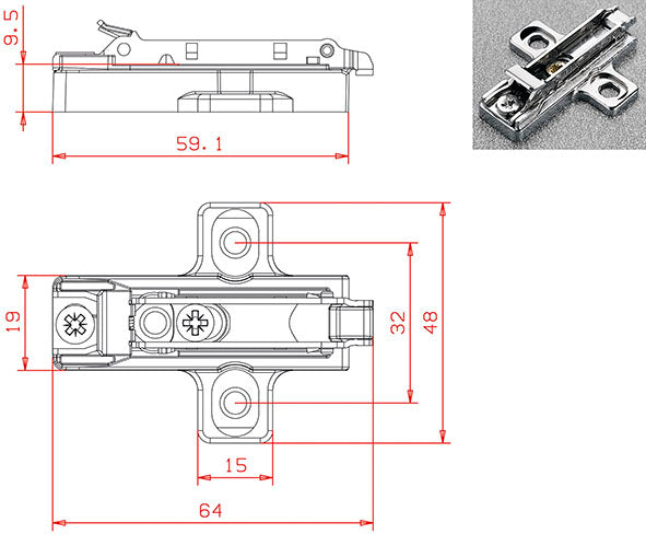 BASE SALICE INNESTO RAPIDO BAR3R69