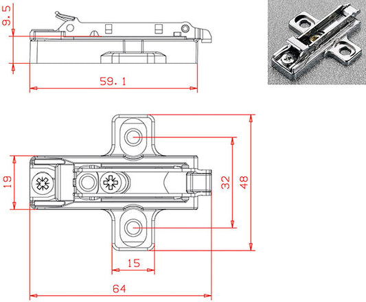 BASE SALICE INNESTO RAPIDO BAR3R69