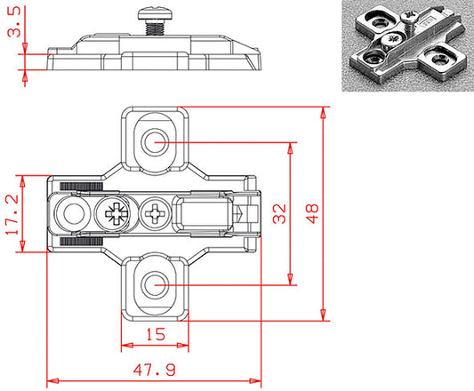 BASE SALICE STANDARD B2R3E09 15