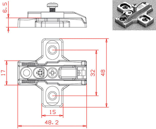BASE SALICE STANDARD B2R3E39 15