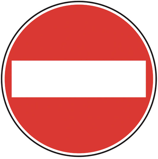 SEGNALI STRADALI SENSO VIETATO FIG.47