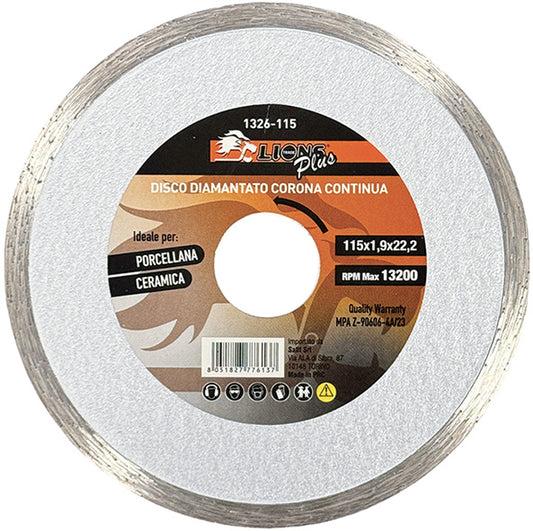 DISCHI DIAMANTATI LIONS CORONA CONTINUA 1326-115