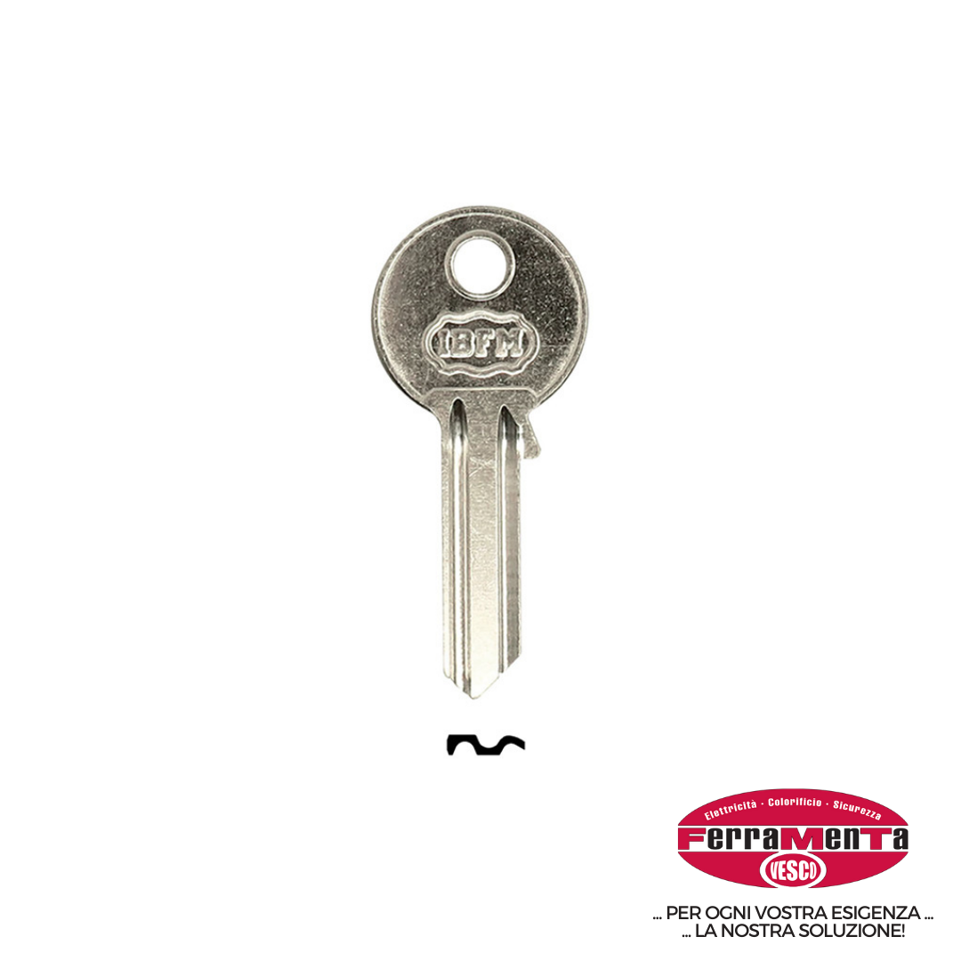 CHIAVI IBFM LUCCH. MM.15 K-1 (Pezzi per confezione: 20) (Cod.art. 519760)