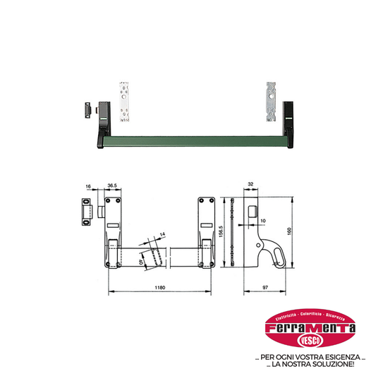 MANIGLIONI ANTIPANICO SAVIO