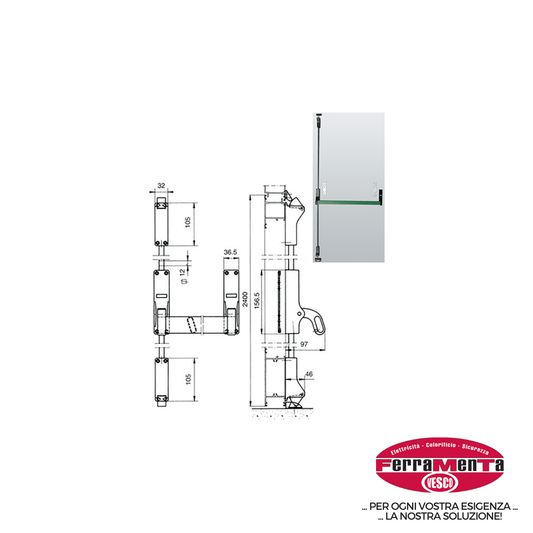 MANIGLIONI ANTIPANICO SAVIO