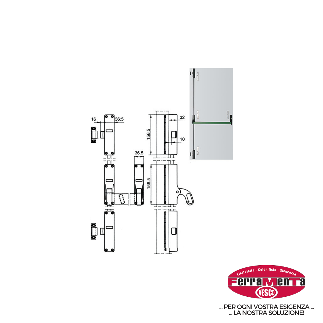 MANIGLIONI ANTIPANICO SAVIO