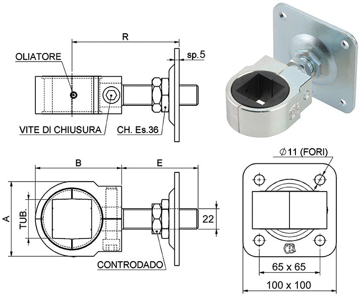 CARDINI E CERNIERE PER CANCELLI