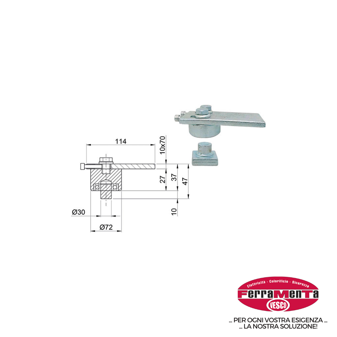 CARDINI E CERNIERE PER CANCELLI