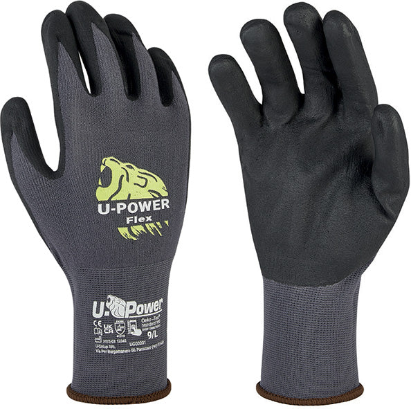 GUANTI U-POWER MOD.FLEX GRIGIO