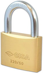 LUCCHETTI CISA OTTONE ARCO STANDARD 22010