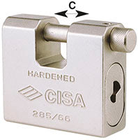 LUCCHETTI CISA MONOBLOCCO 28550
