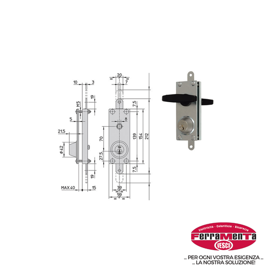 SERRATURE VIRO PER BASCULANTI