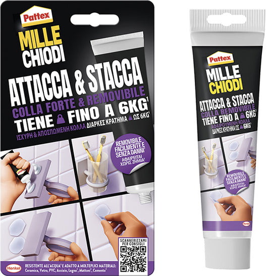 COLLA PATTEX MILLECHIODI ATTACCA & STACCA