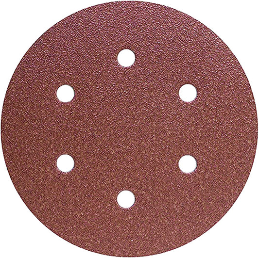 DISCHI ABRASIVI VELCRO IMPERIAL 6 FORI D.150 PZ.6