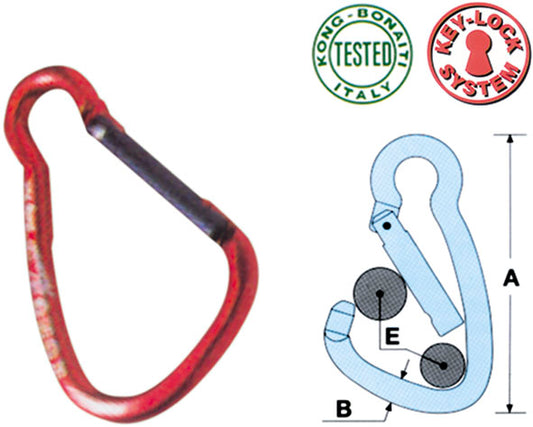 MOSCHETTONI LEGA DI ALLUMINIO KONG ART.705