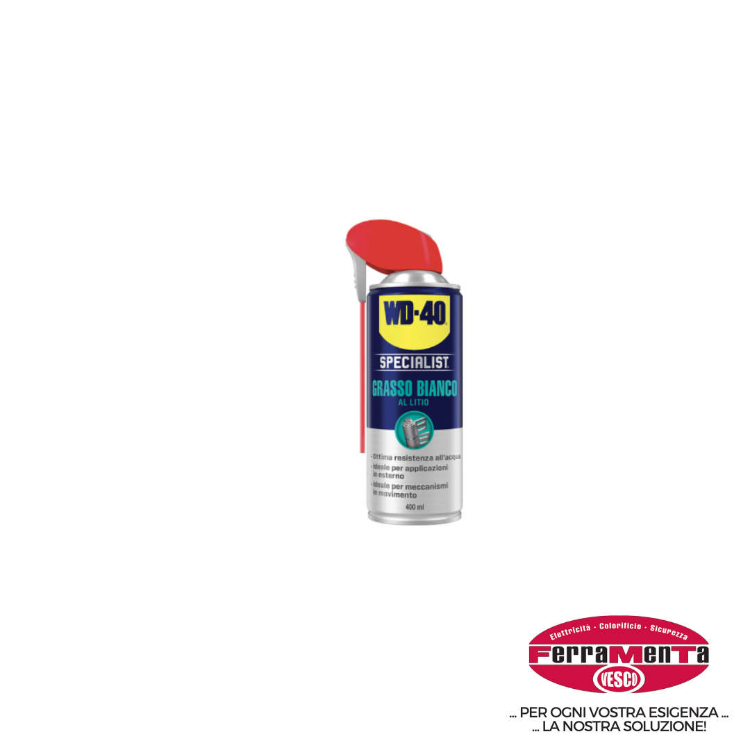 GRASSO WD40 BIANCO AL LITIO ML.400 (Cod.art. 64876)