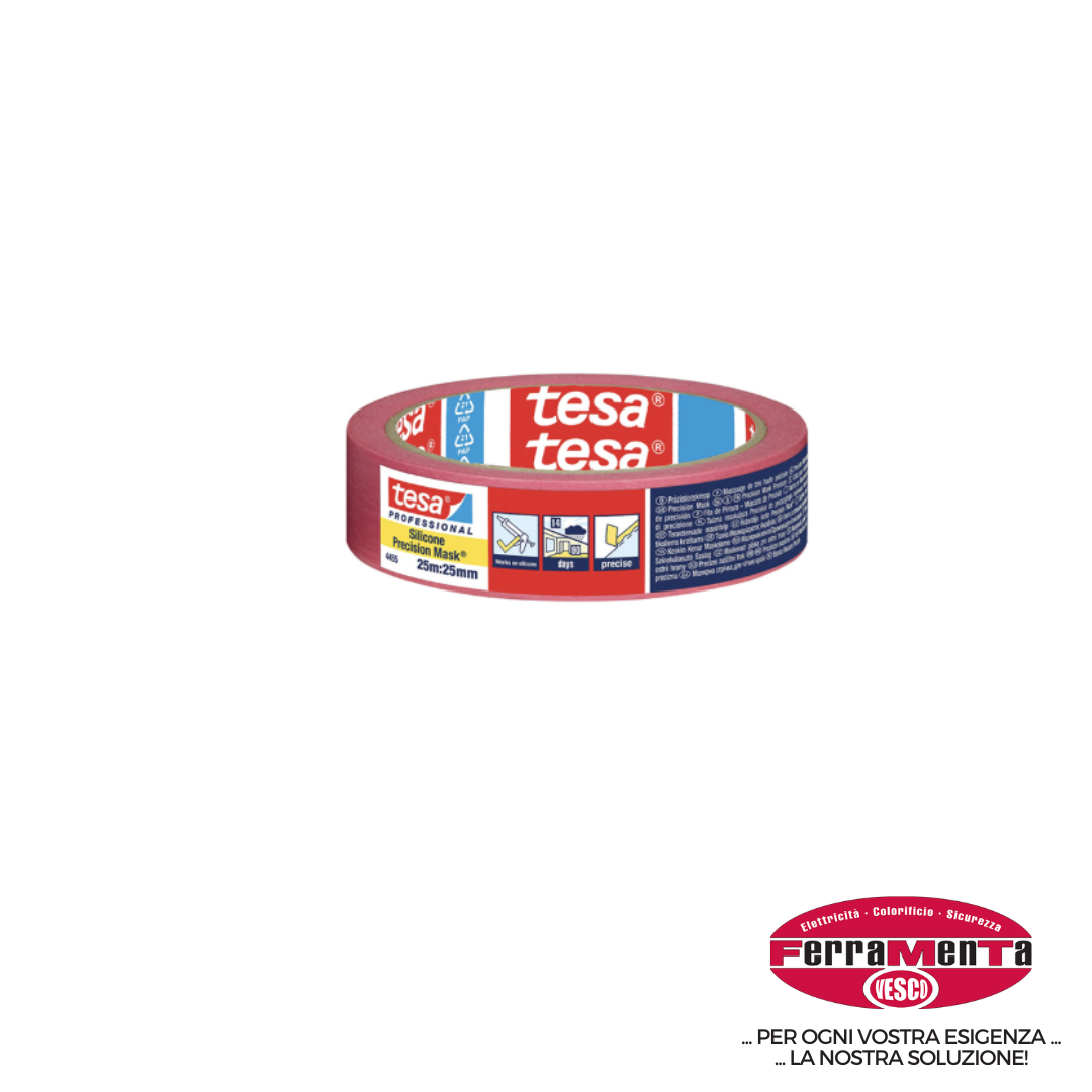 NASTRO CARTA TESA ROSSO   25MM 25MT (Pezzi per confezione: 12) (Cod.art. 695422)