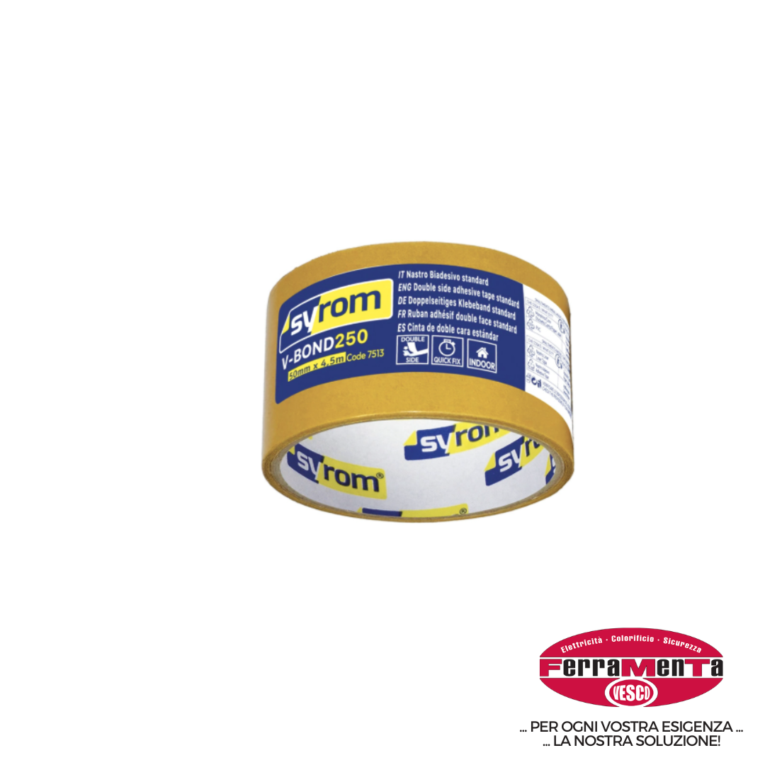 NASTRO BIADESIVO SYROM 50MM MT.4,5 (Pezzi per confezione: 12) (Cod.art. 695479)