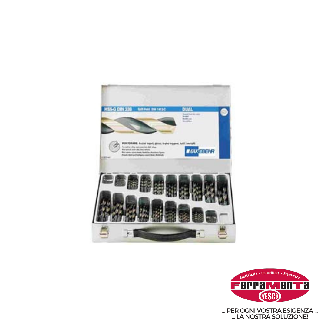 PUNTE ELICOIDALI HSS PER METALLO