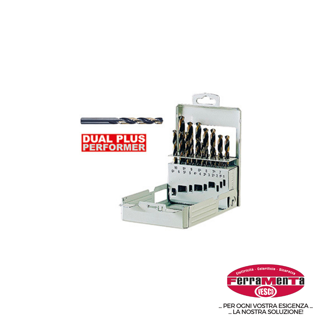 PUNTE ELICOIDALI HSS PER METALLO