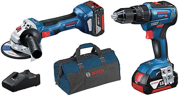 KIT BOSCH BAT. GSB 18V-55 +GWS 18V-7