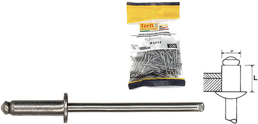 RIVETTI INOX TECFI PZ.100