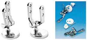 CERNIERE CROMO PESANTE PER SEDILE WC