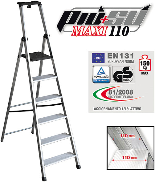 SCALE ALLUMINIO FACAL PIU' SU' MAXI 110