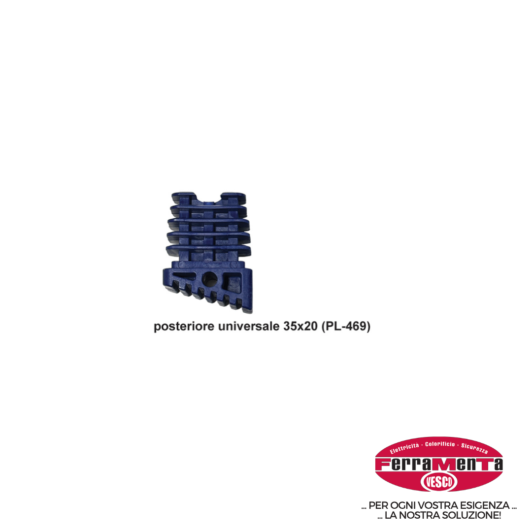 PIEDE POST.35X20 ALFA/GAMMA PL-469 (Cod.art. 831615)