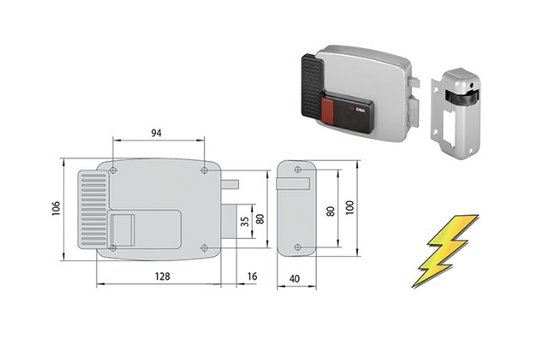 SERRATURE CISA APPLICARE ELETTRICHE
