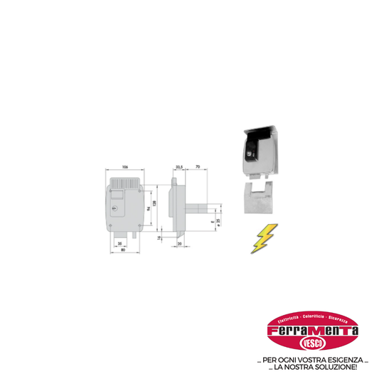 SERRATURE CISA APPLICARE ELETTRICHE