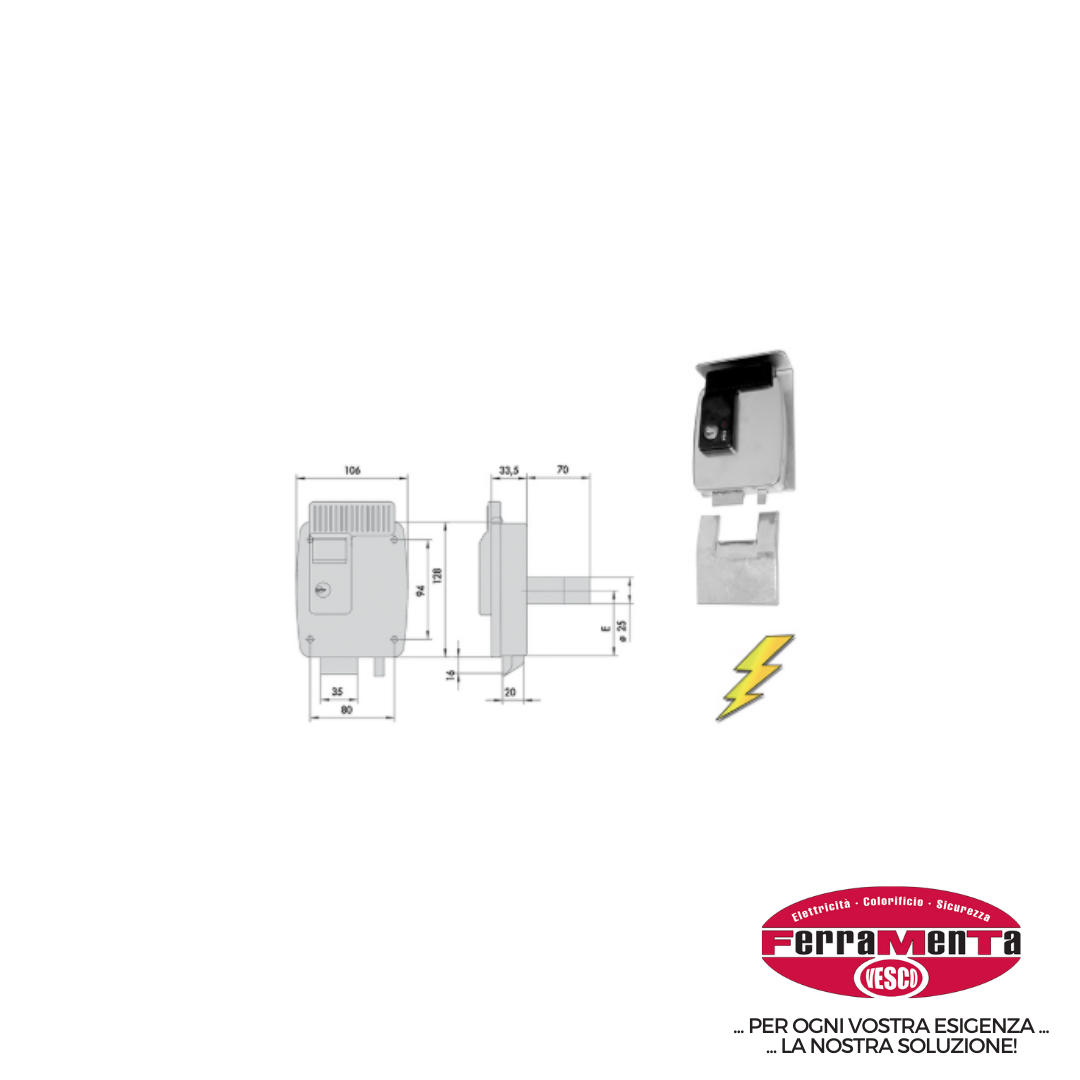 SERRATURE CISA APPLICARE ELETTRICHE