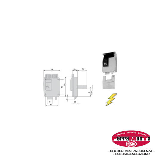 SERRATURE CISA APPLICARE ELETTRICHE