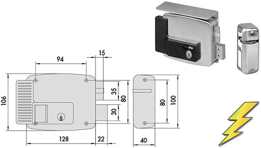 SERRATURE CISA APPLICARE ELETTRICHE