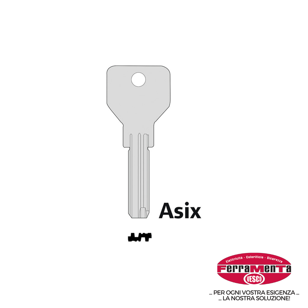 CHIAVI CISA P ASIX       00670.01.0 (Pezzi per confezione: 10) (Cod.art. 837703)